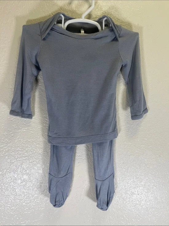solly baby Light Blue Modal Baby Top and Pants size 3-6