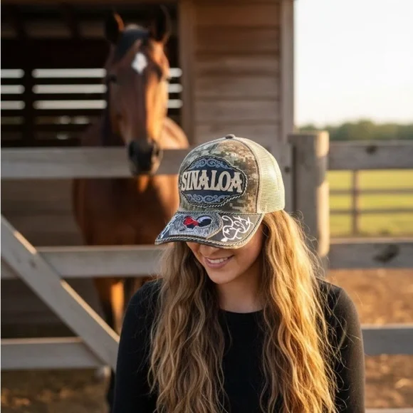 Camouflage Sinaloa Trucker/Western Hat