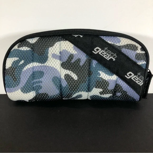 Tech Gear Pencil Bag Blue Camo