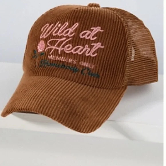 NWT Anthropologie Trucker Hat *Wild at Heart