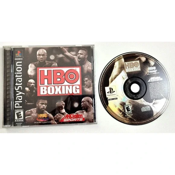 HBO BOXING PLAYSTATION 1 GAME CIB COMPLETE IN BOX‎ ACCLAIM