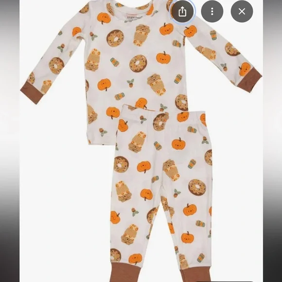 Angel Dear Pumpkin‎ Spice Pajama 4T