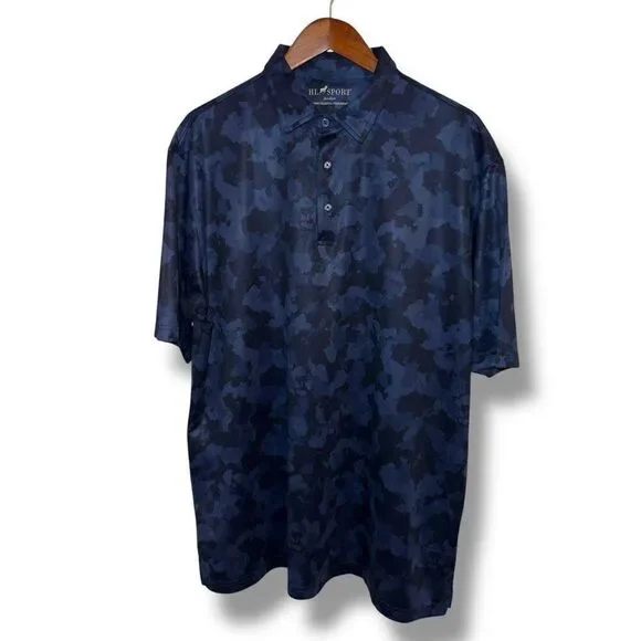 Horn Legend Moonlight Camo Performance Golf Polo Shirt Sz Men’s XXL