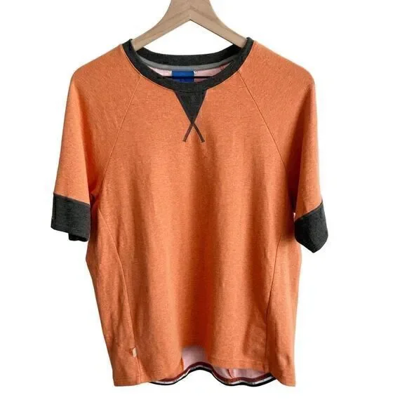 Primal Wear Men's Passport Jersey T Shirt Top Orange Gray‎ Extra Large