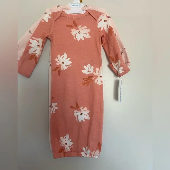 Carter's‎ Pink Baby Dress with Embroidered Details