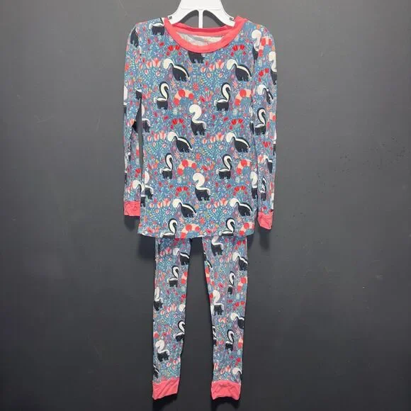 Growning Sweetpeas So Stinkin' Cutie Long Sleeve Bamboo Pajamas Girls 5-6