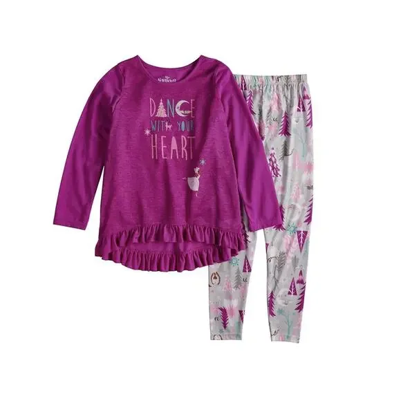 Disney The Nutcracker And The Four Realms Long Sleeve Top Pant Pajama Set Size 8