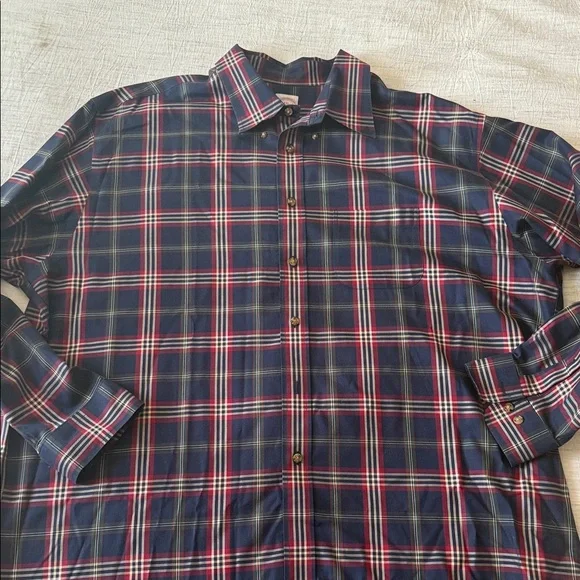 Brooks Brothers Blue and Red Checkered Shirt