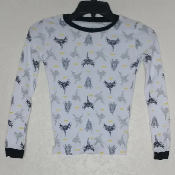 Batman Long Sleeve Pajama Top Size 10 (boy)