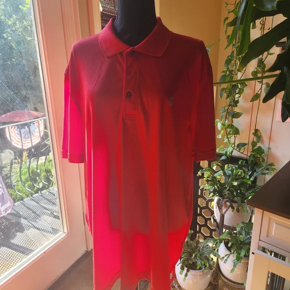 Izod Golf XXL Red Polo Shirt EUC