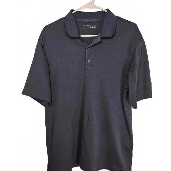 Nike Men's Navy Blue Dri Fit Polo Shirt Size Medium‎
