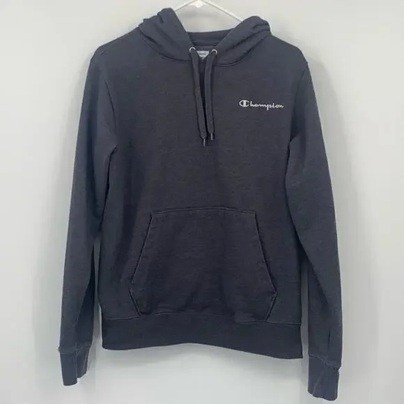 Champion Men's Classic Pullover Hoodie - Gray Size Small