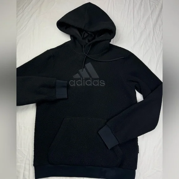 Adidas Men's Black Fleece Hoodie