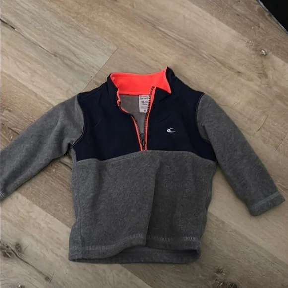 Kids Gray and Navy Pullover by Carter’s