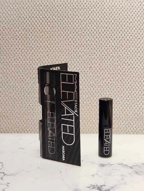 MAC Stack Elevated Black Mascara Mini Travel Size .1 Oz