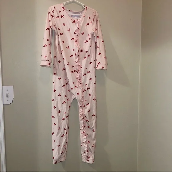 Sweethoney Ruffle Floral One Piece Pajamas