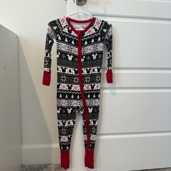 Little Sleepies- Disney’s Mickey Fair Isle Zippy - Size 12-18