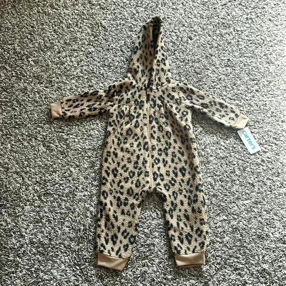 Carter’s Baby Leopard Sherpa Jumpsuit