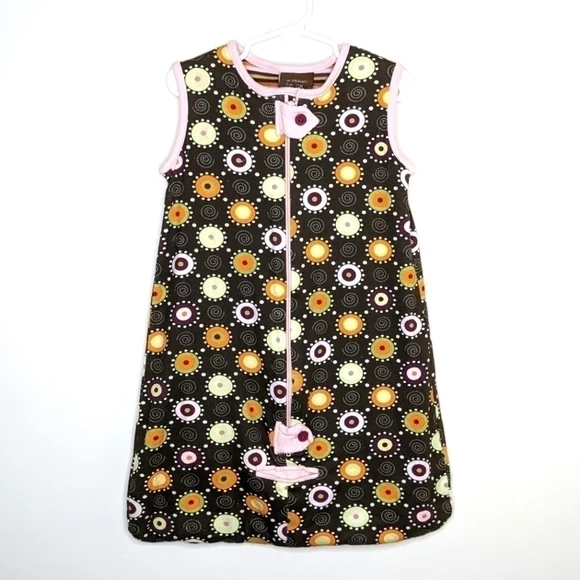 Hannah Banana Organic Polka Dot Sleep Sack Stroller Car Seat 0-9m