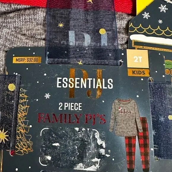 PJ Essentials Kids Gray Pajama Set 2T