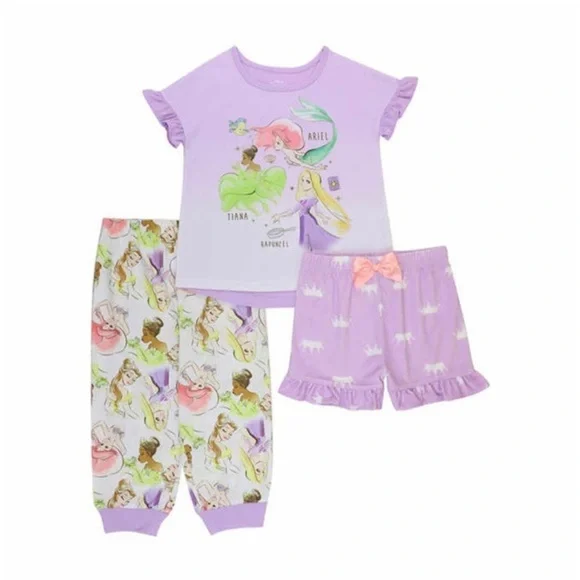 ❤️HOST PICK❤️NWT Disney princess PJ set