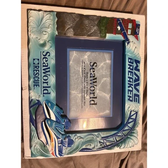 SeaWorld Wave Breaker Rescue 3D Photo Frame 6x8 4x6 Souvenir  New