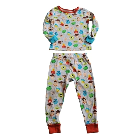 Disney Baby 18-24 Months Pixar Character Pajama Long Sleeve Pants Set