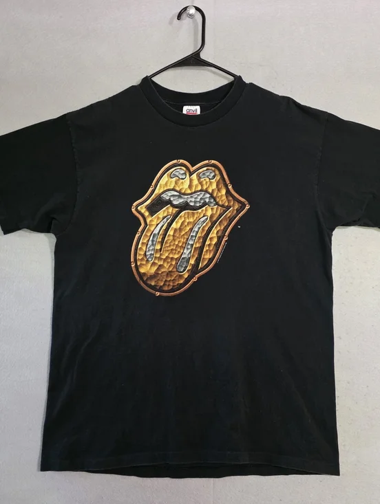 Vtg 97-98 The Rolling Stones Bridges To Babylon Tour Shirt USA Size XL