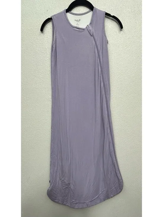 Kyte Baby Sleep Sack Large .5 Tag Purple Bamboo Sleeveless Zipper