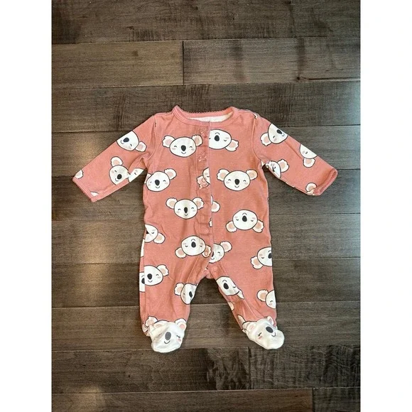Carters Baby Koala Pajamas Size 3‎ Months