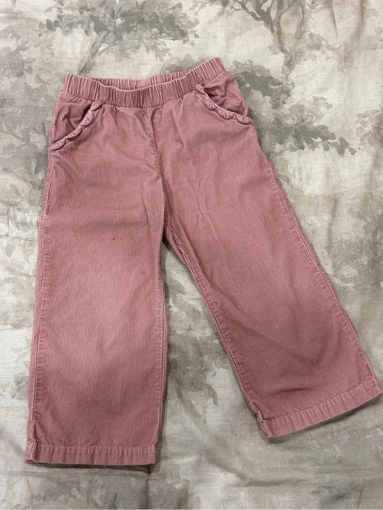 Carter's Dusty Rose Wide-Leg Corduroy Pants