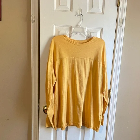 Faded Glory Vintage Tee in Yellow Size 2XL