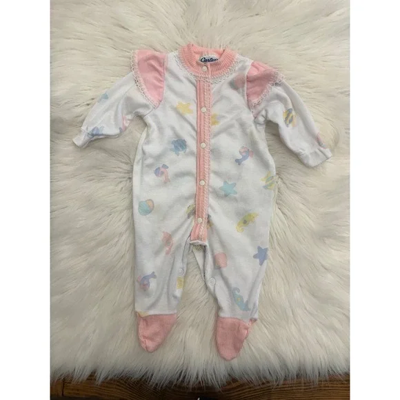 Vintage‎ Carters sleeper ocean design 0/3m