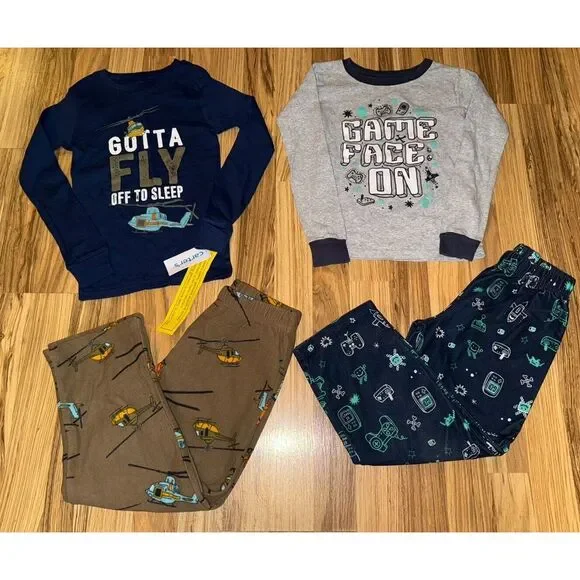 Carter's Boy's Pajamas PJ Set Size 6‎ Lot Of 2
