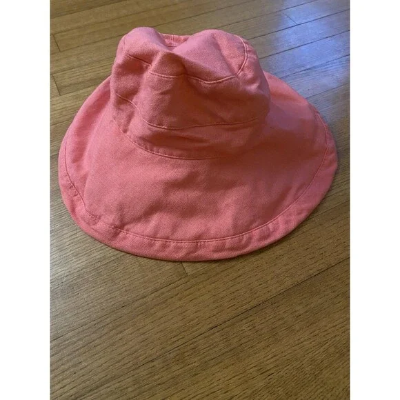 Saint Johns Bay, Pink, Big Brimmed Sun Hat One Size Womens Beach Vacation Cruise