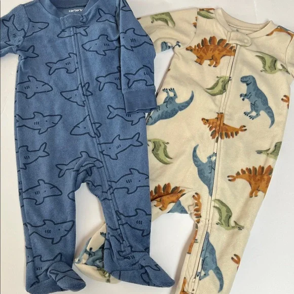 NWOT Carter’s Footie Outfits Boys Size 6 Months