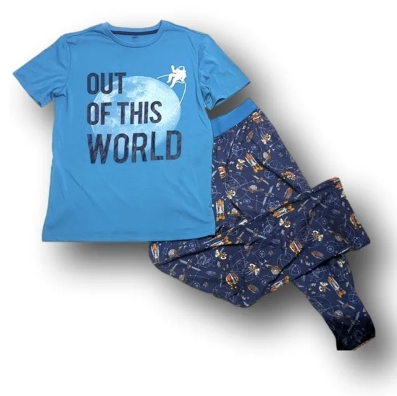 Out of this world space astronomy pajama set