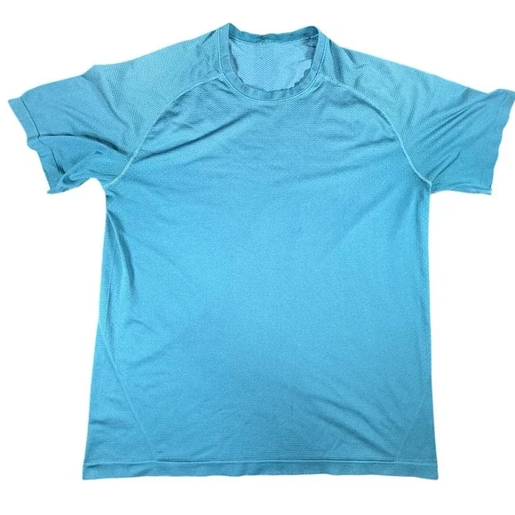 Lululemon Metal Vent Tech Relaxed Fit Teal Blue‎ XL Athletic Streetwear Hiking