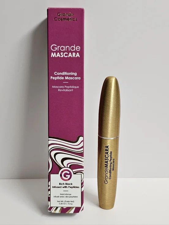 Grande Cosmetics MASCARA Conditioning Peptide Mascara new in box Rich Black noir