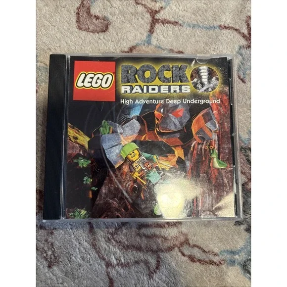 LEGO Rock Raiders‎ (PC, 2000) Windows 95/98 CD-ROM Real-Time Strategy Game RARE!