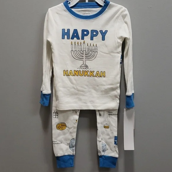 Carter's NWT 2-piece Happy Hanukkah Pajama Set