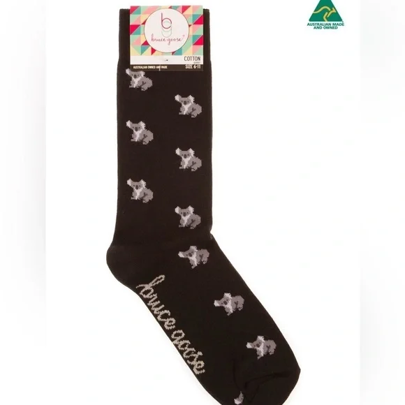 BRUCE GOOSE‎ – SMALL KOALAS Koala Socks - size 3-8 UK