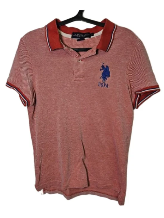 Men's U.S. Polo Assn. Red Slim Fit Polo Shirt S