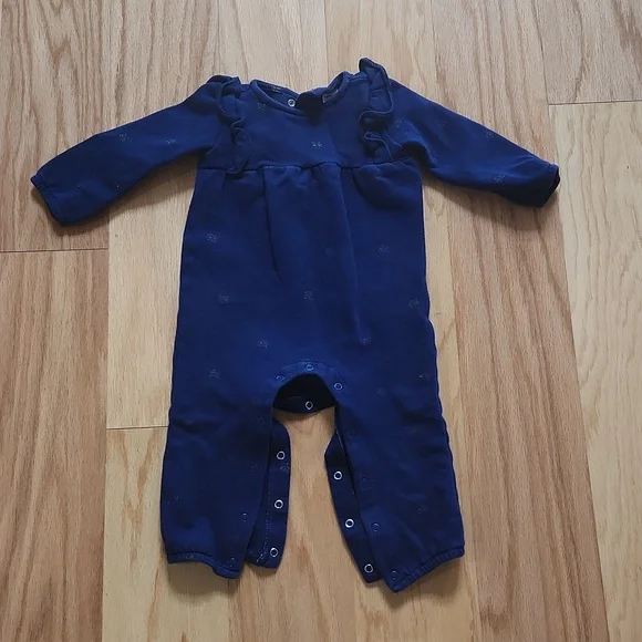 Carter's full sleeves Jumpsuit Navy blue 18 months