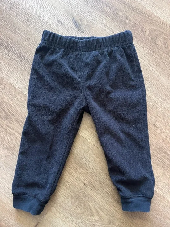 Carter's Black Fleece Jogger Pants for Baby