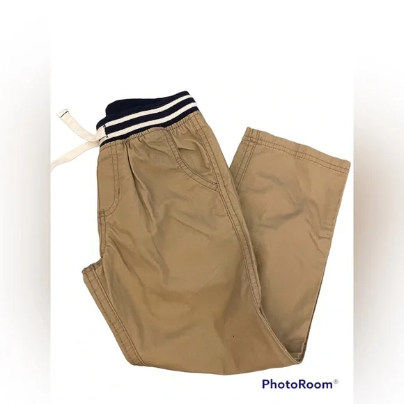Carter’s Boys Khaki Pants with Drawstring Waist| Size: 5
