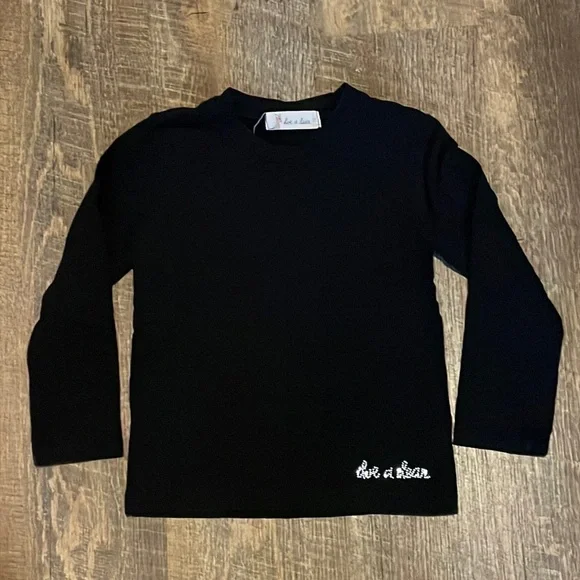 doe a dear Girl’s Long Sleeve Jeweled Shirt Size 3T