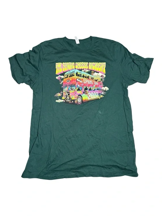 String Cheese Incident Spring Tour 2022 T-shirt XL Green