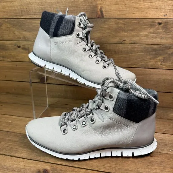 Cole Haan Womens 6 B Zerogrand Beige Hiker Boot Hiking Waterproof Suede Leather