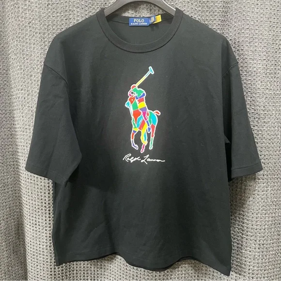 Polo Ralph Lauren Relaxed Fit Big Pony Jersey T-Shirt Size Large
